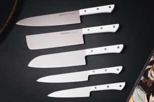 Samura Набор из пяти кухонных ножей Harakiri SHR-0250W