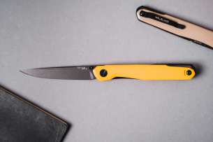 Mr.Blade Нож складной Mr.Blade Astris Gen.2 (Black Stonewash, G10 Yellow)