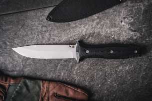 Saro Туристический нож с фиксированным клинком Кедр К110