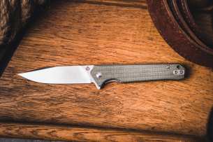 QSP Складной нож Mamba V2 Stonewash