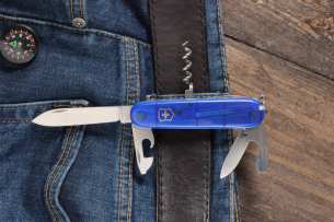 Victorinox Складной многофункциональный нож Spartan Transparent Blue