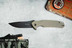 Mr.Blade  Складной нож HellCat Olive/Black (Оливковый/Черный) 